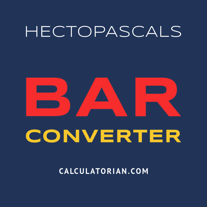 Convert From Hectopascals To Bar convert-from-hectopascals-to-bar